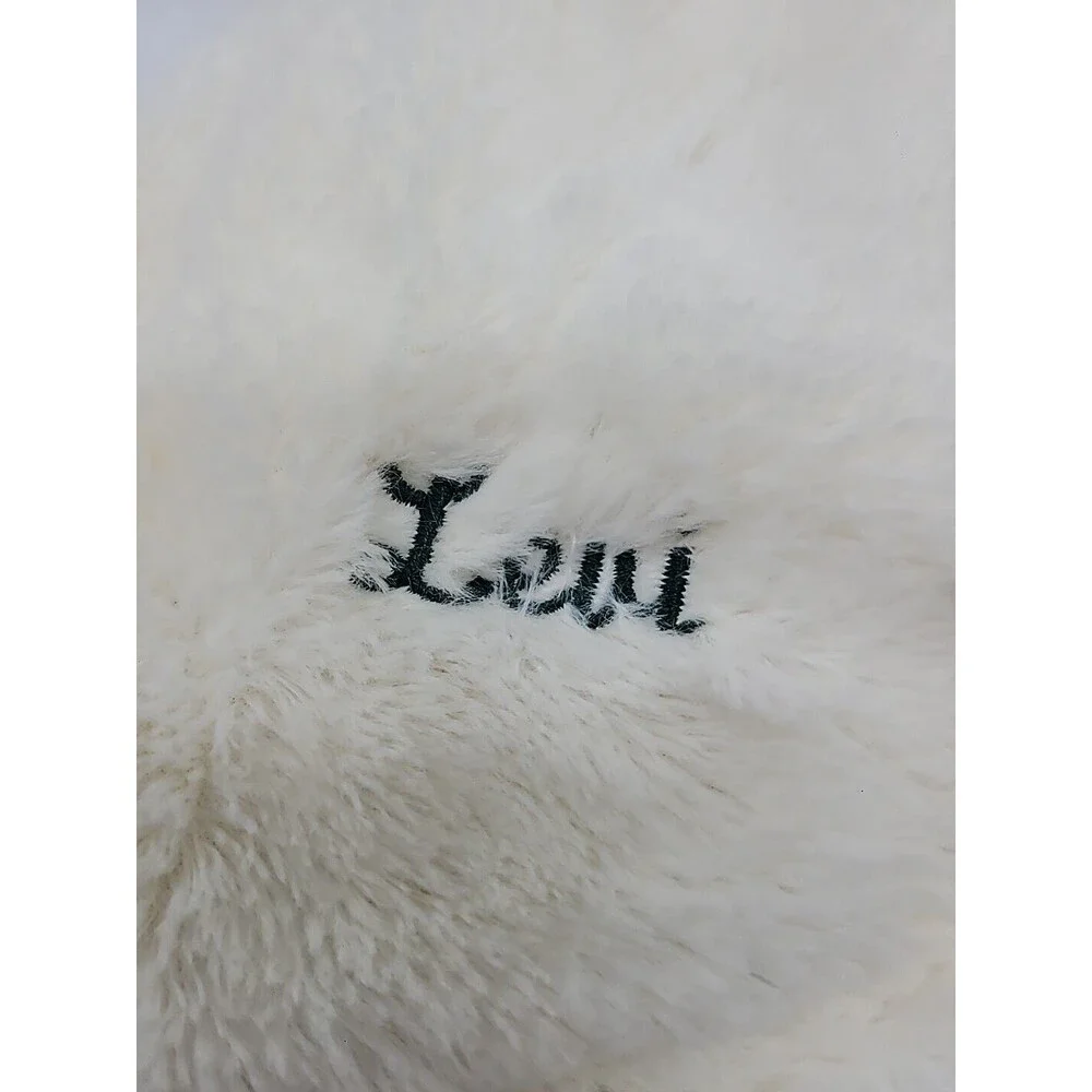 Elegant Baby White Lamb Lovey Security Blanket Replacement 10" X 10" Leui - Picture 2 of 16